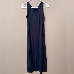 J.Jill navy blue soft maxi dress